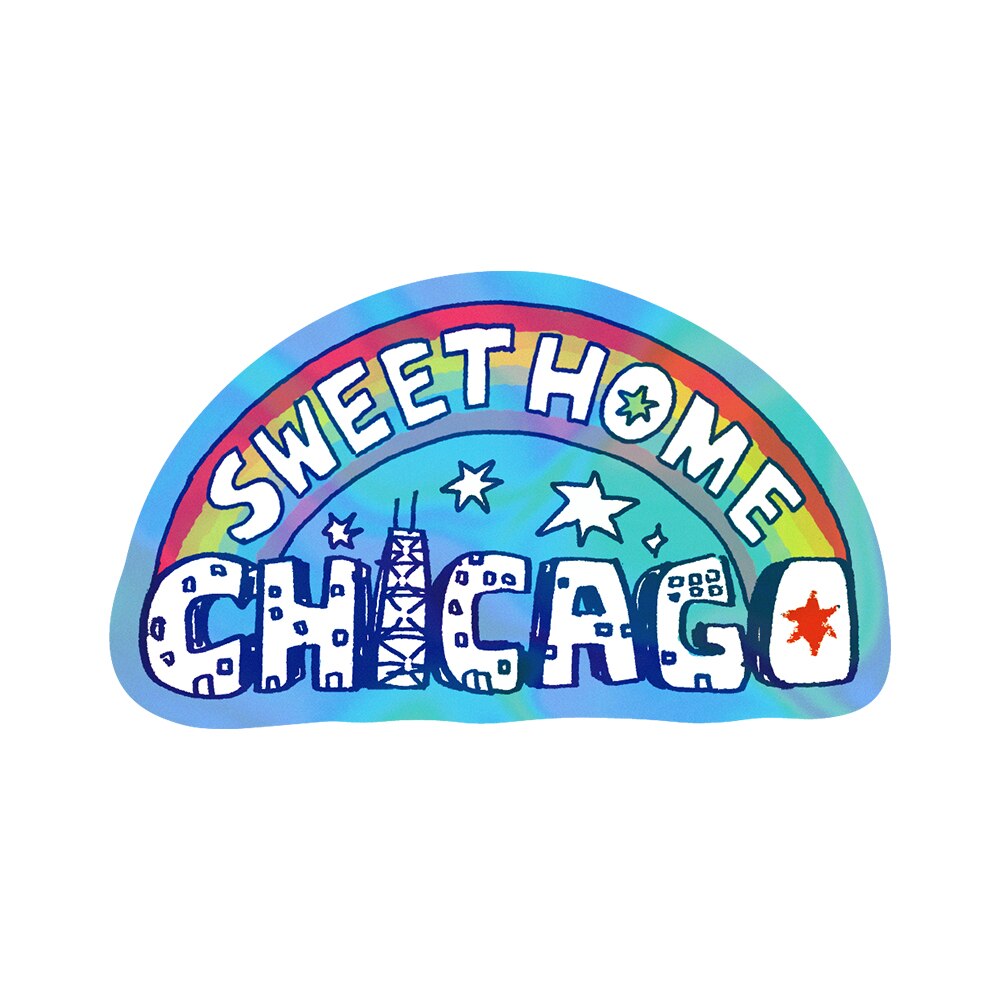 Sweet Home Chicago - Die-Cut Sticker