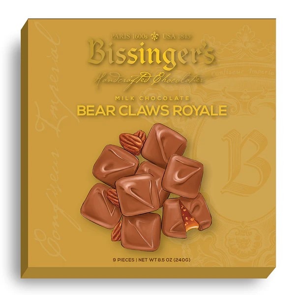 Gift Boxes - Milk Chocolate Bear Claw Royale Gift Box - Bissinger