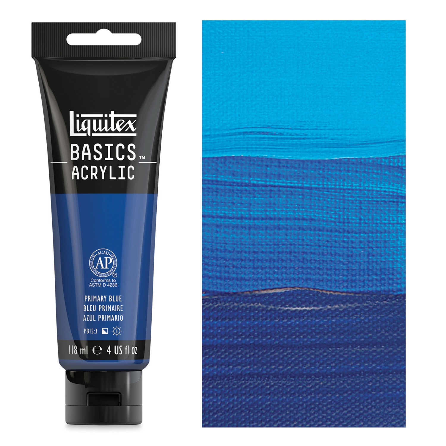 Liquitex Basics - Primary Yellow 4 oz tube