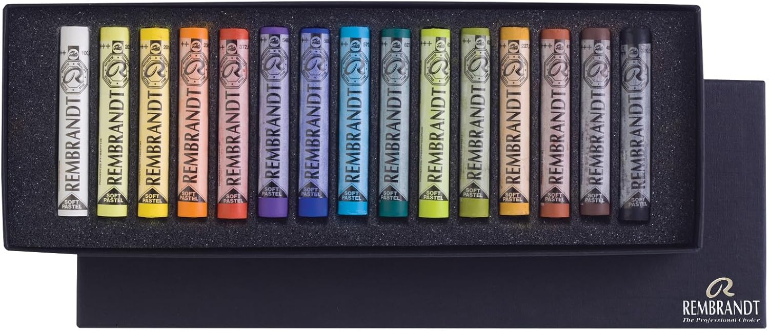 Rembrandt Soft Pastel Set - Set of 15 Assorted Colors