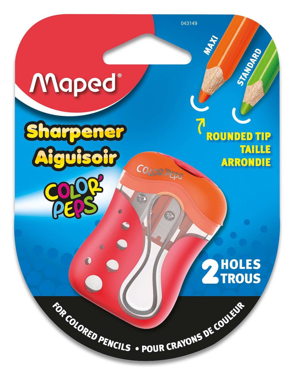 Maped Color'Peps 2-Hole Colored Pencil Sharpener