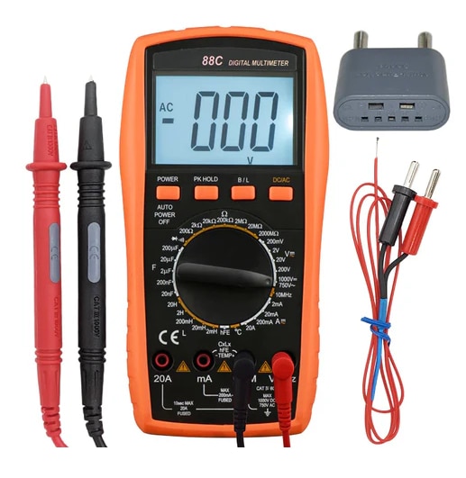 Digital Multimeter w/LCD Display