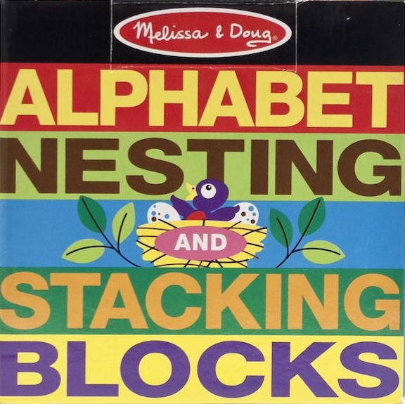 Alphabet Nesting And Stacking Blocks