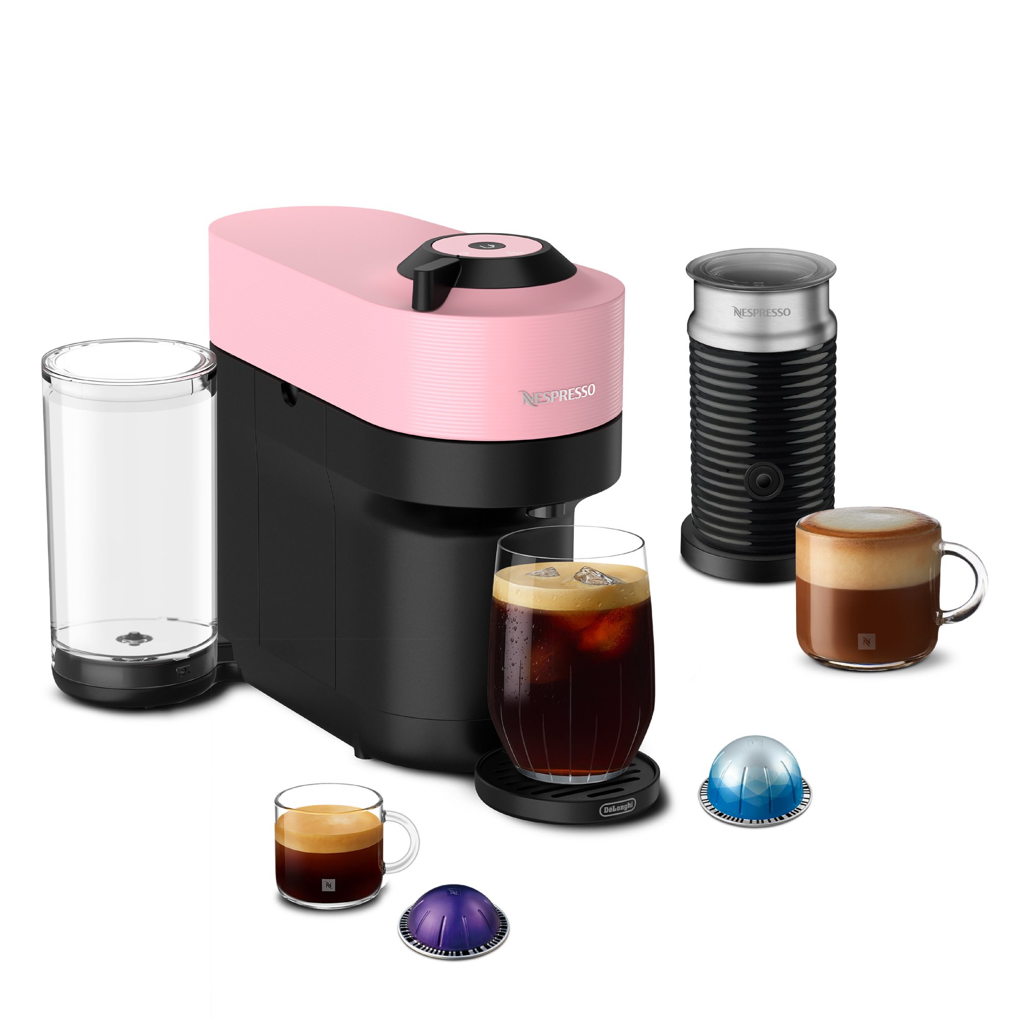Nespresso Vertuo Pop+ Coffee & Espresso Bundle by De'Longhi