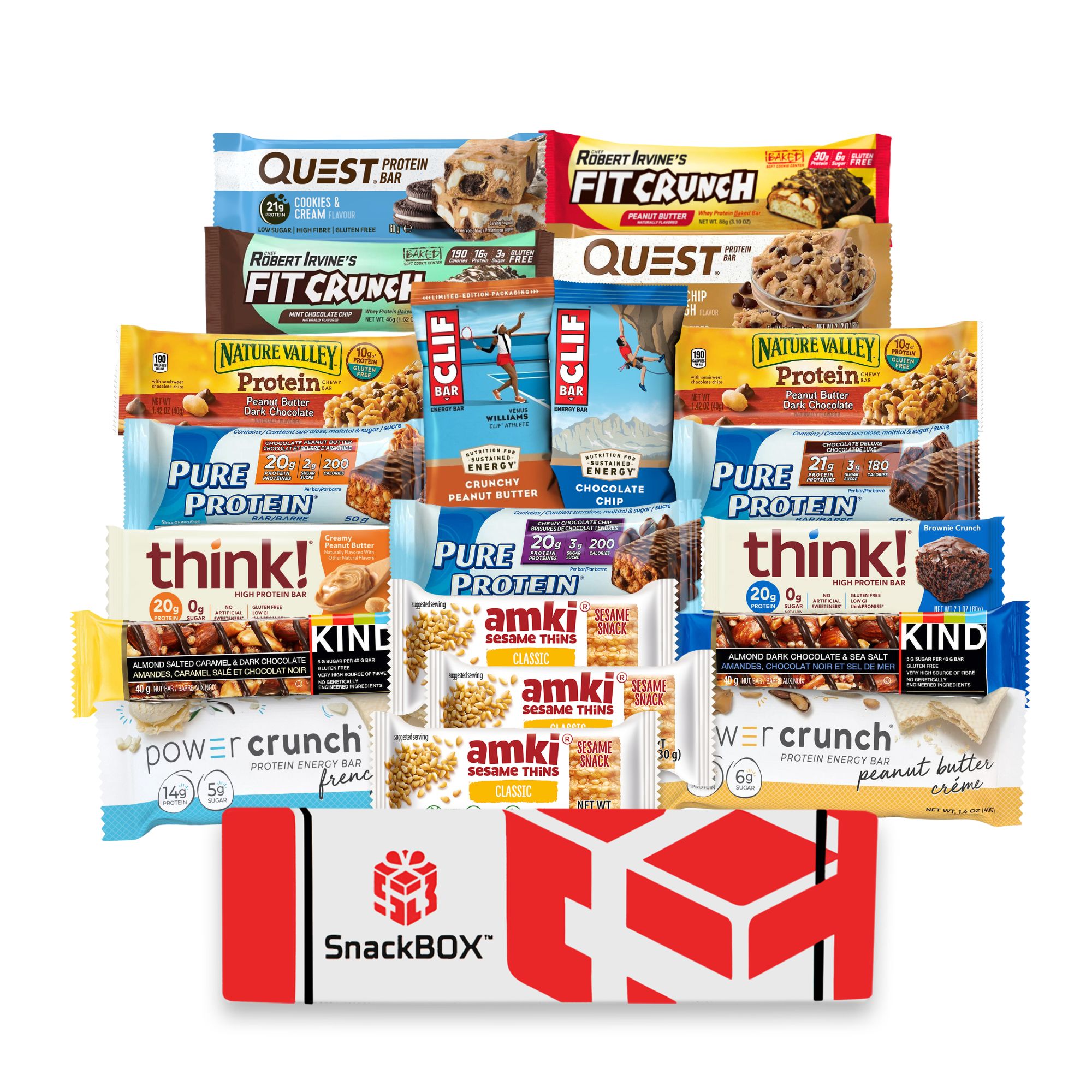 The Builder's Protein Care Package (20 Snacks) - Snackbox