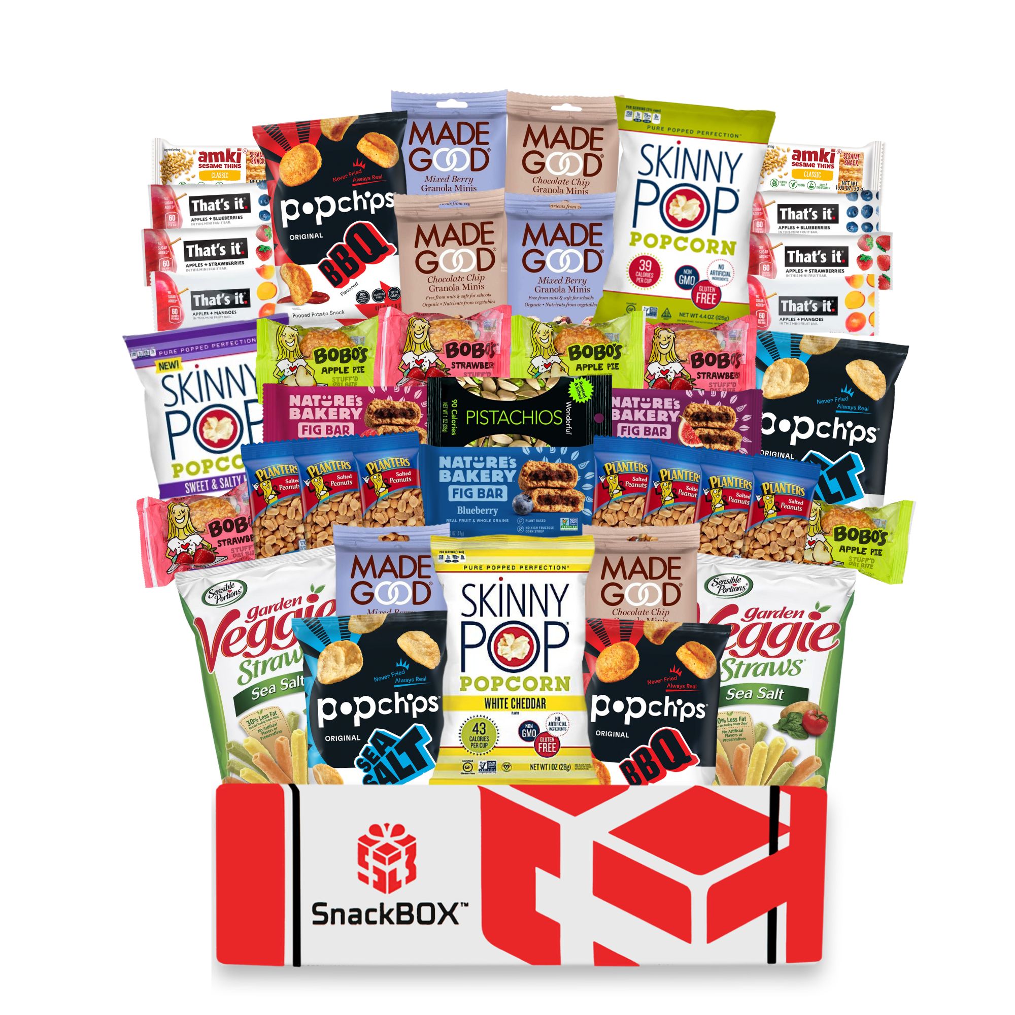 Vegan Snack Assortment Care Package (40 Snacks) - Snackbox