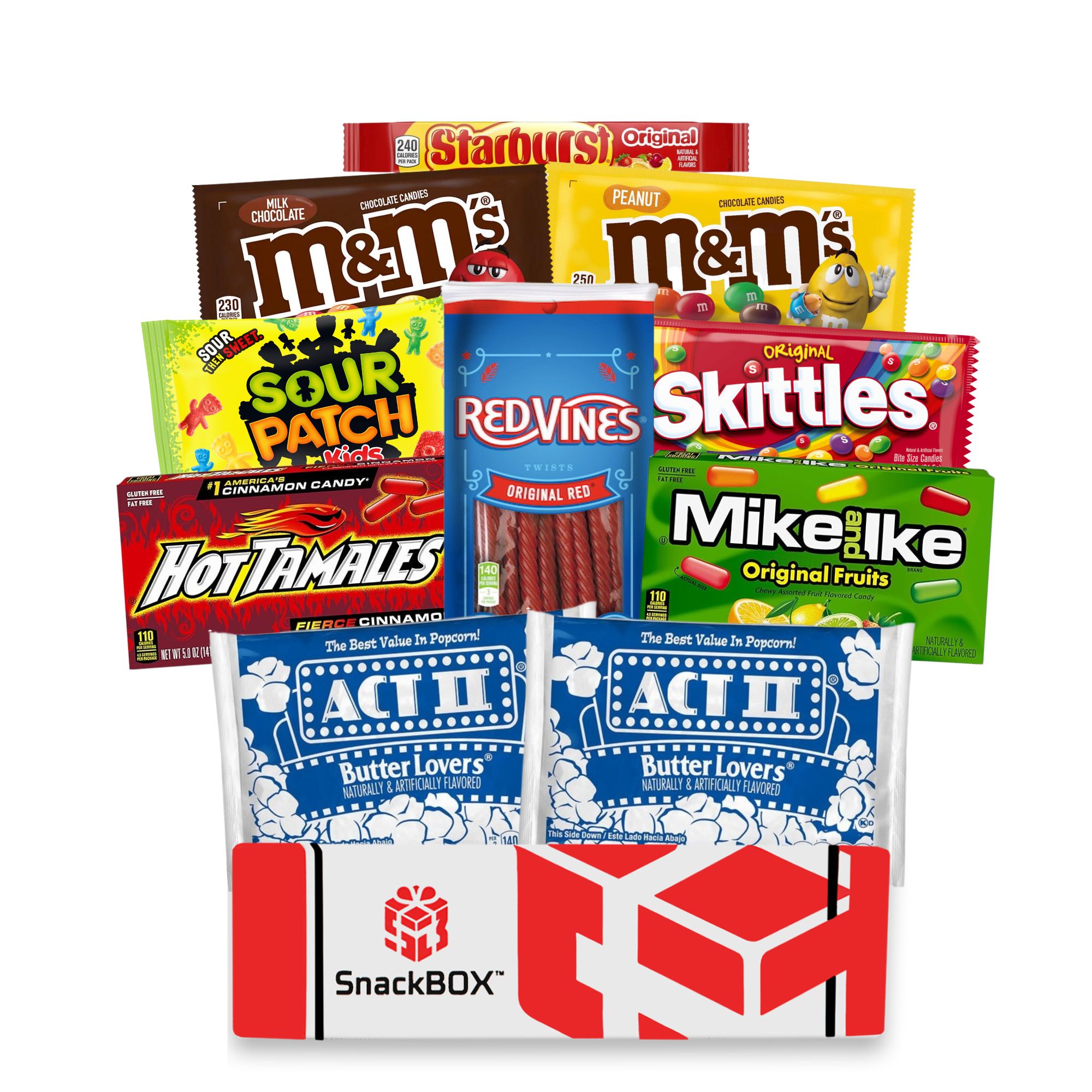 Movie Night Care Package (10 Snacks) - Snackbox