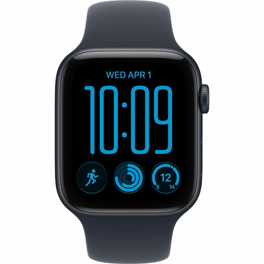 Apple Watch SE 3 GPS 40mm Midnight Aluminum Case with Navy Blue Sport Band