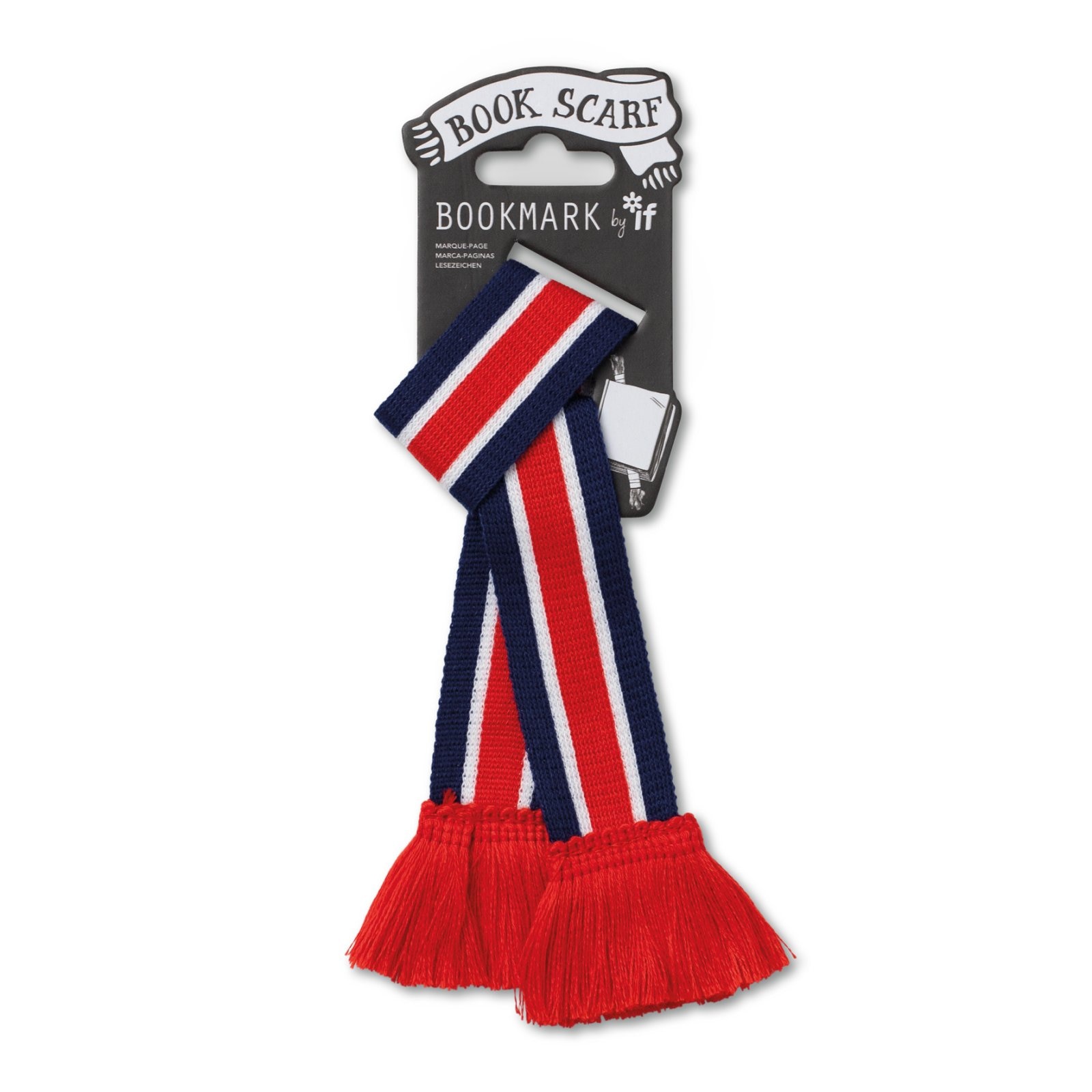 Red White & Blue - Bookmark by IfUSA Book Scarf