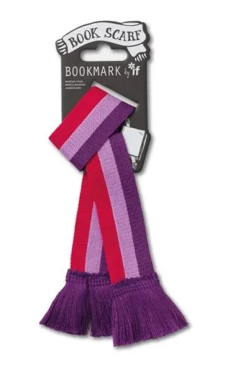 Pink & Purple - Bookmark by IfUSA Book Scarf