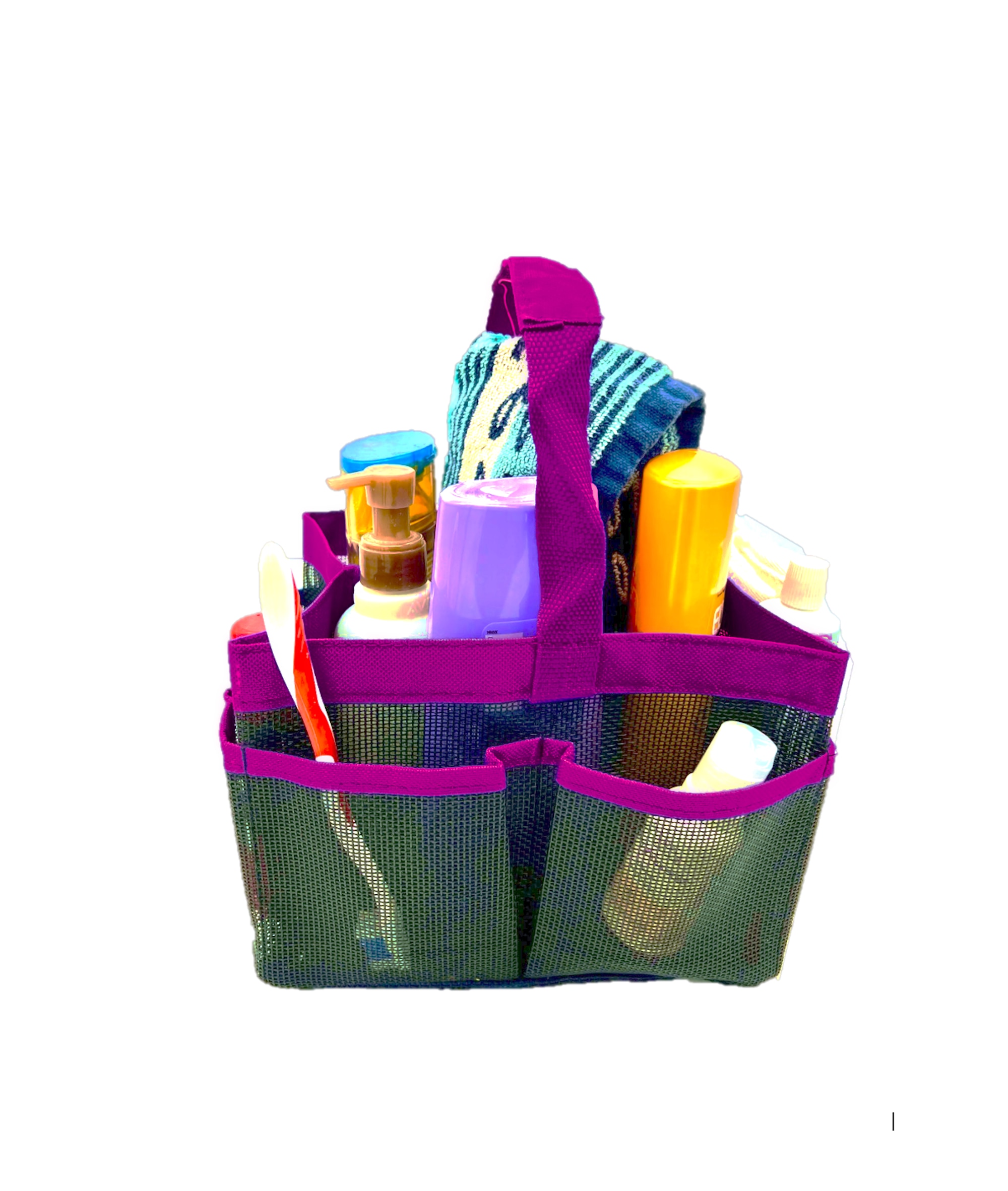 DormDoc Mesh Shower Caddy - Magenta