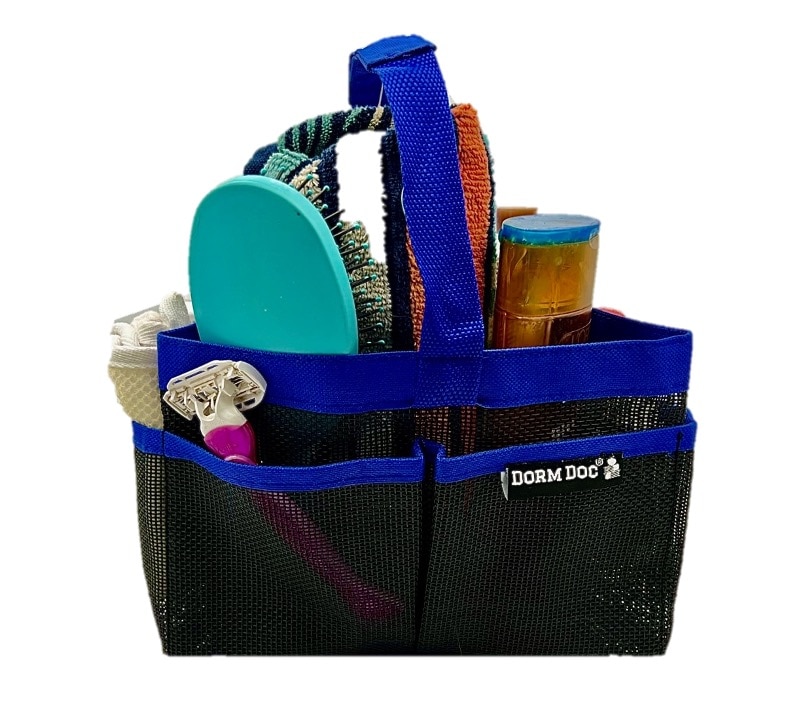 DormDoc Mesh Shower Caddy - Blue