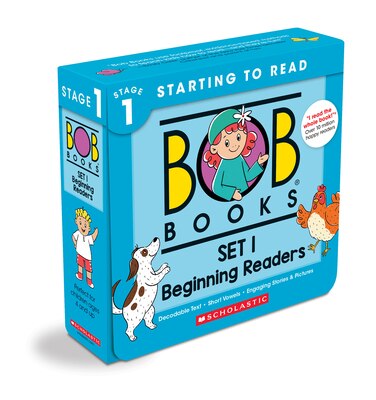 Bob Books - Set 1: Beginning Readers Box Set Decodable Phonics Books Ages 4 and Up Kindergarten (Stage 1: Starting to Read)