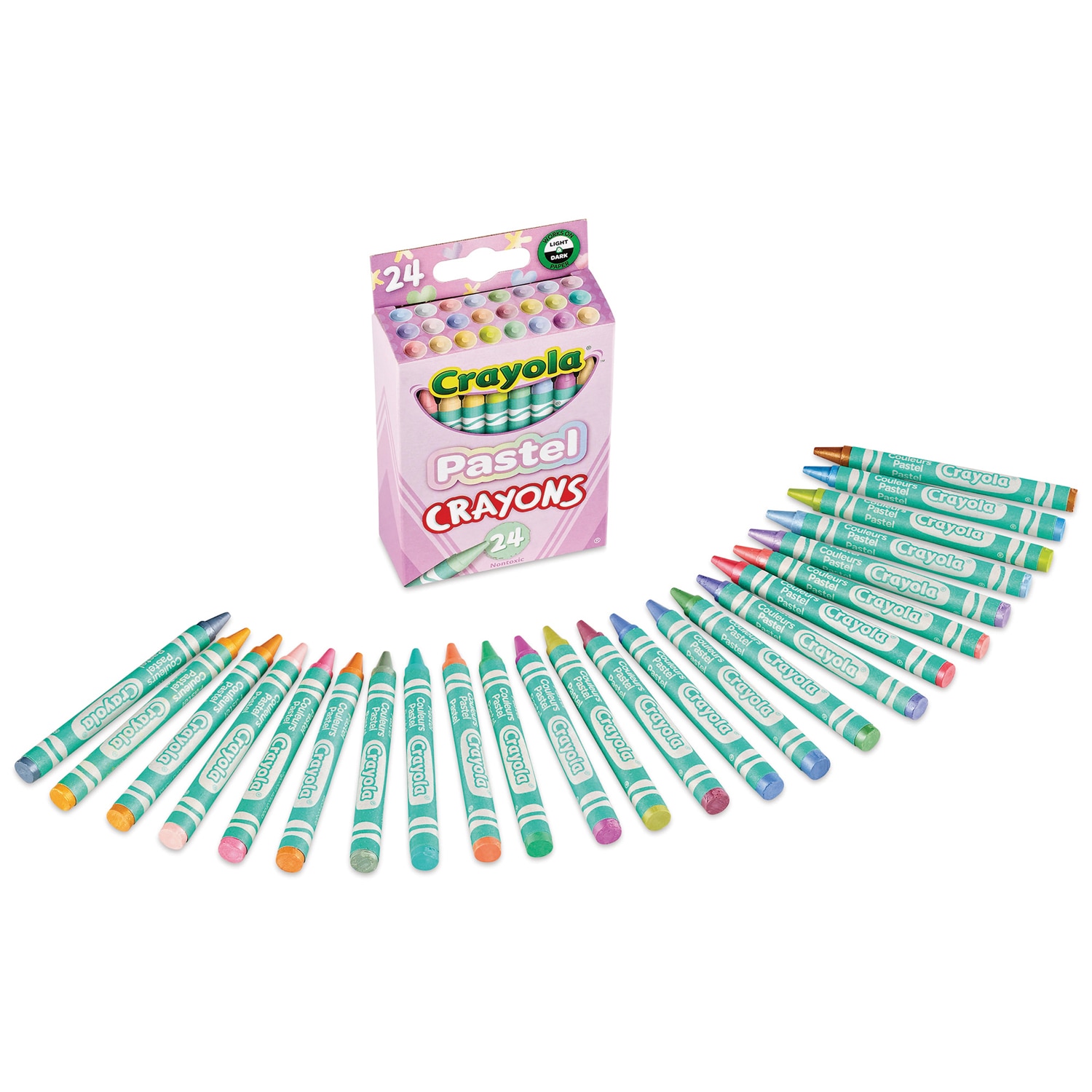 Crayola Crayons - Pastel Set of 24