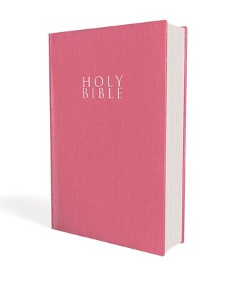 Niv  Gift and Award Bible  Leather-Look  Pink  Red Letter Edition  Comfort Print