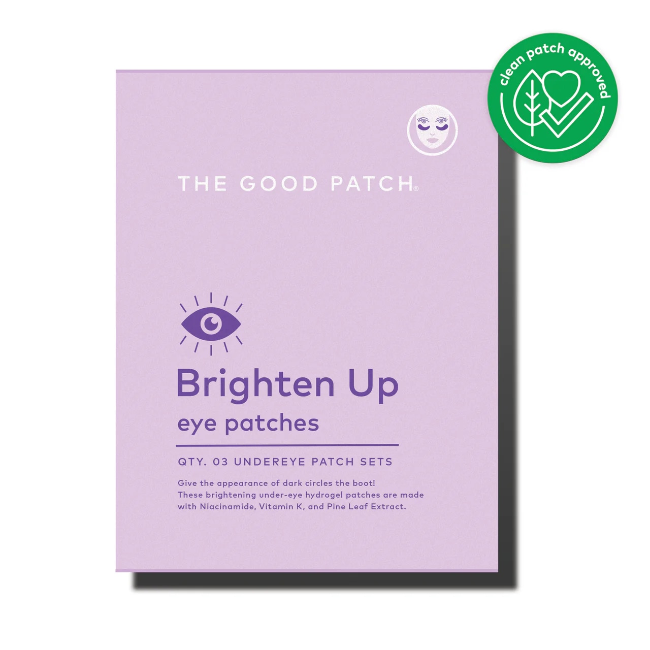 The Good Patch Brighten-Up Hydrogel Undereye Patches 3 count