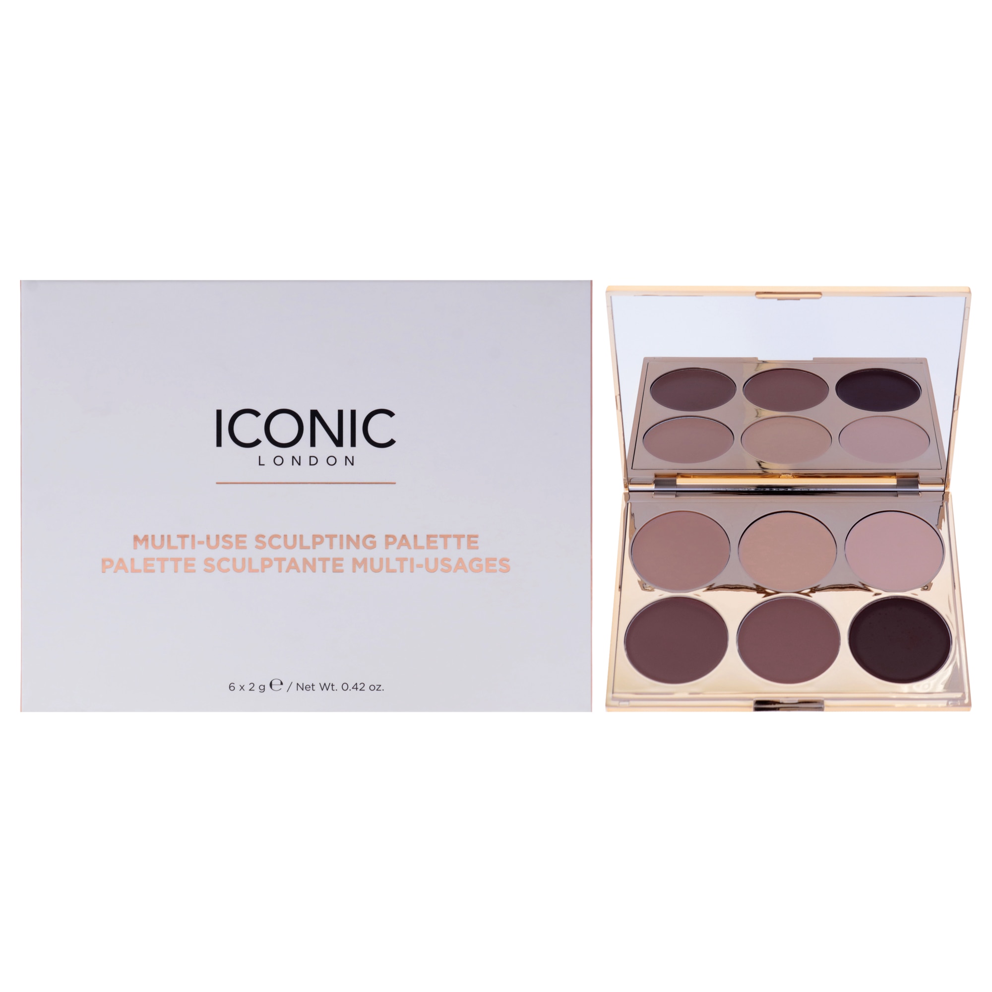 Multi-Use Sculpting Palette by Iconic London for Women - 0.42 oz Makeup