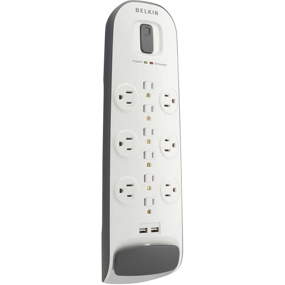 Belkin 12 Outlet Surge Protector with USB Charging - 6ft input cord