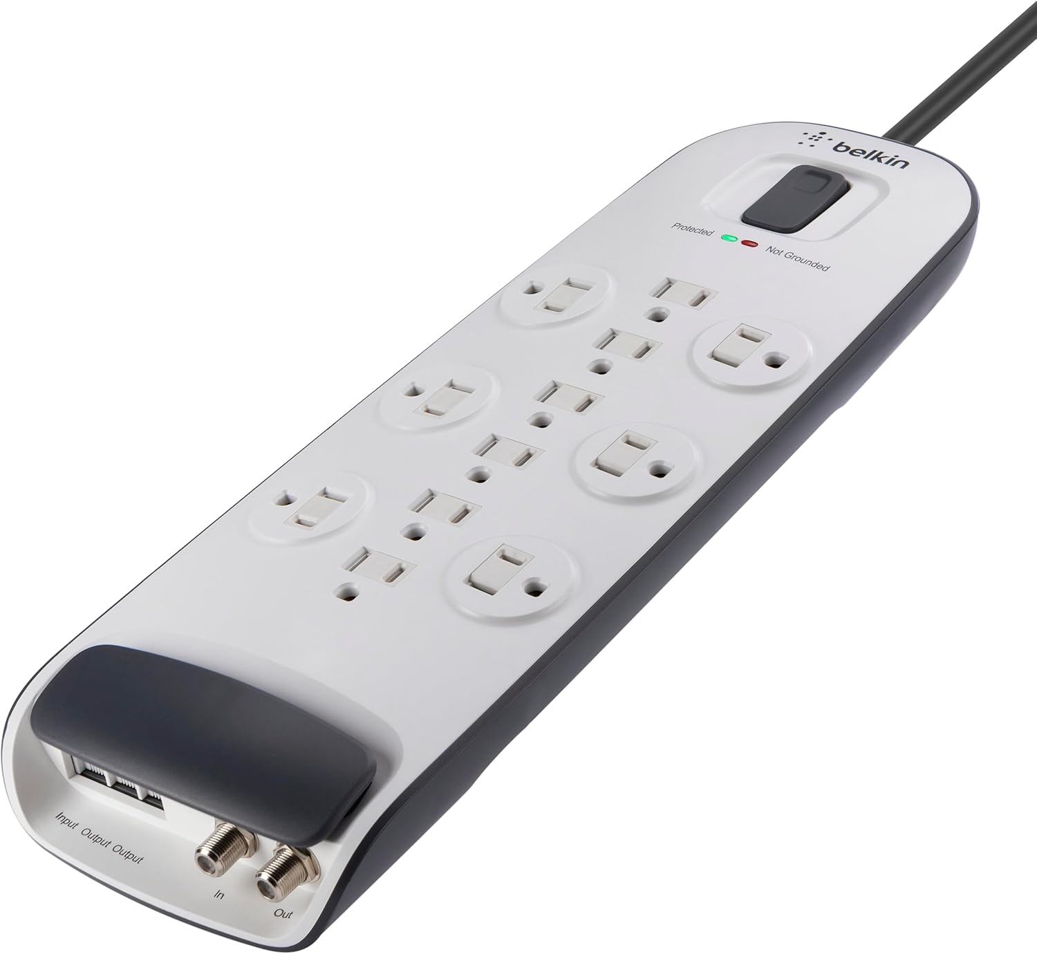 Belkin BV112234-08 12-Outlets Surge Suppressor - 8ft input cord