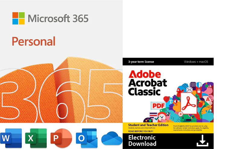 Microsoft Office 365 Personal with Adobe Acrobat Classic