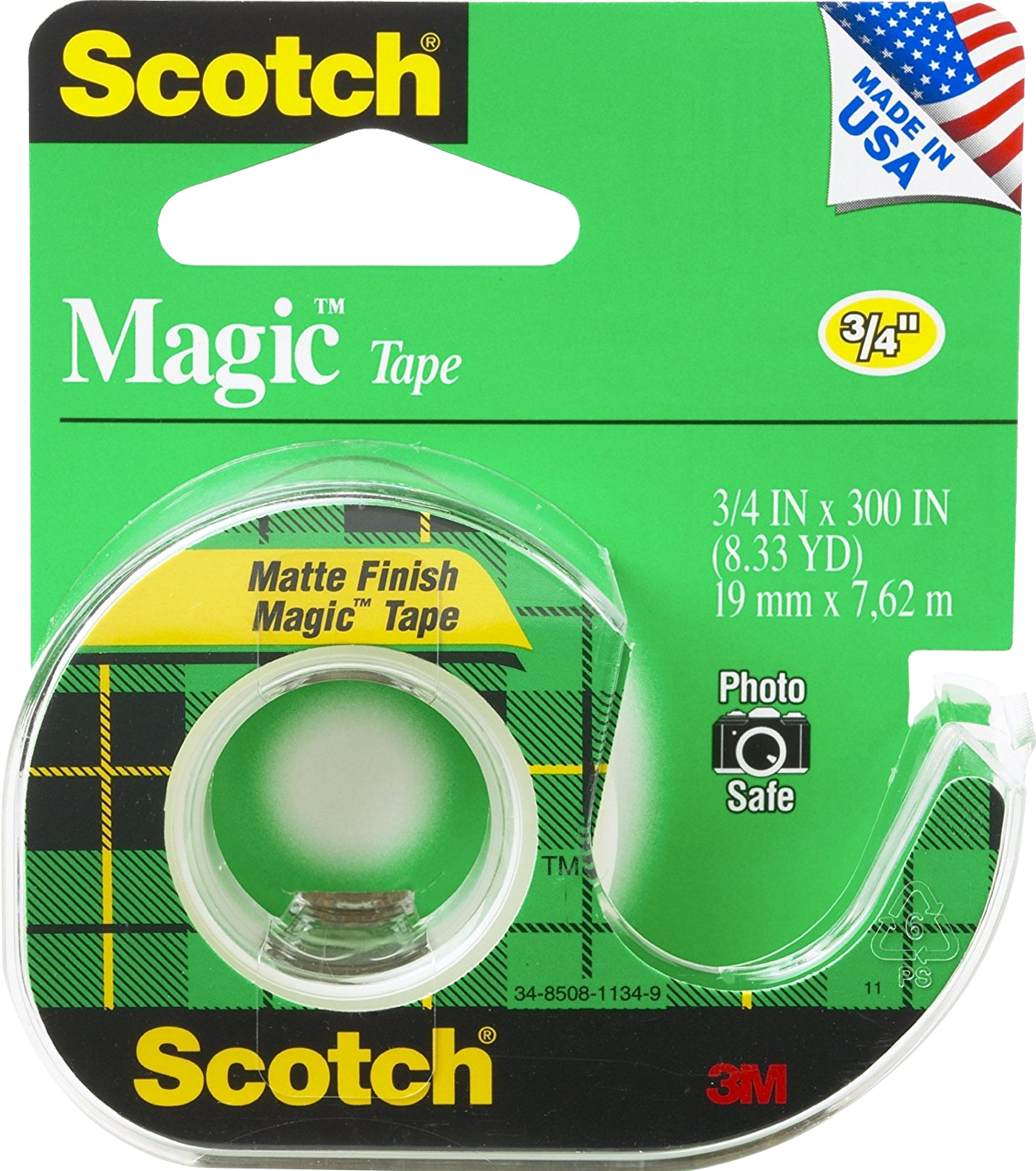 Scotch Magic Tape 3/4 in x 300 in