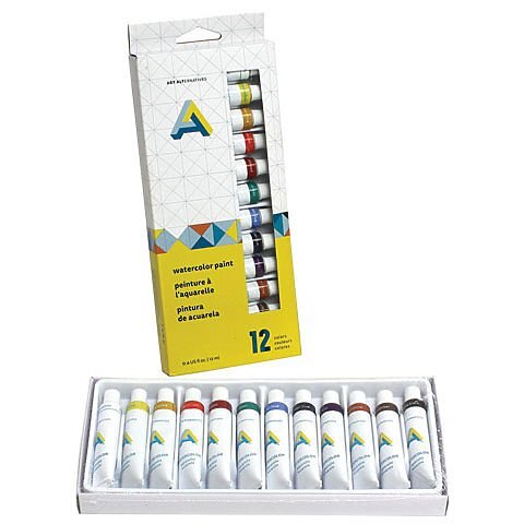 Art Alternatives Watercolor Paint Set 12ml Tubes