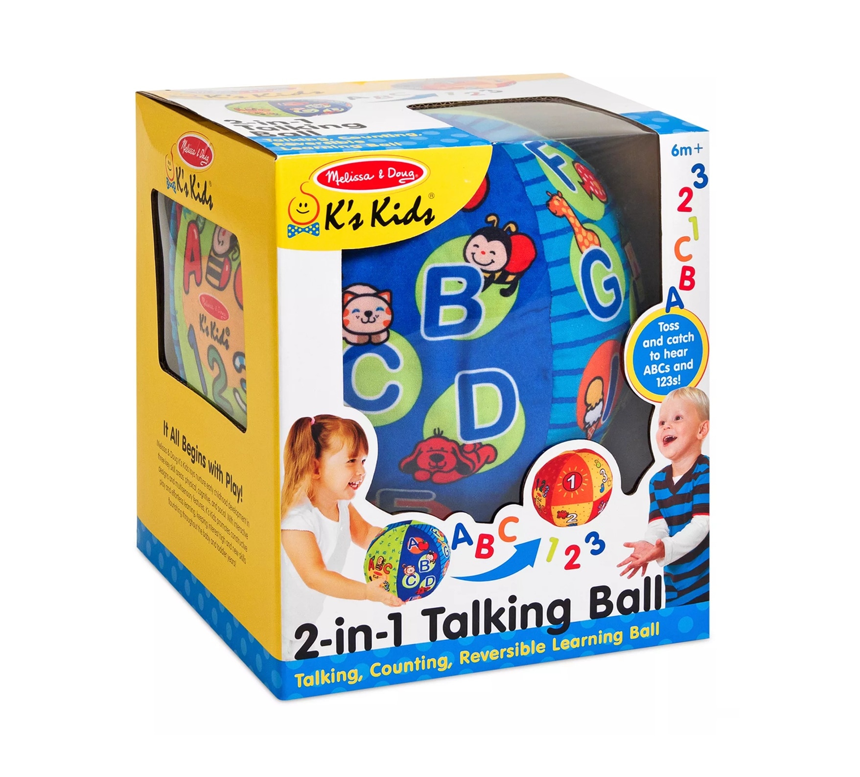 Melissa & Doug 2 In 1 Talking Ball