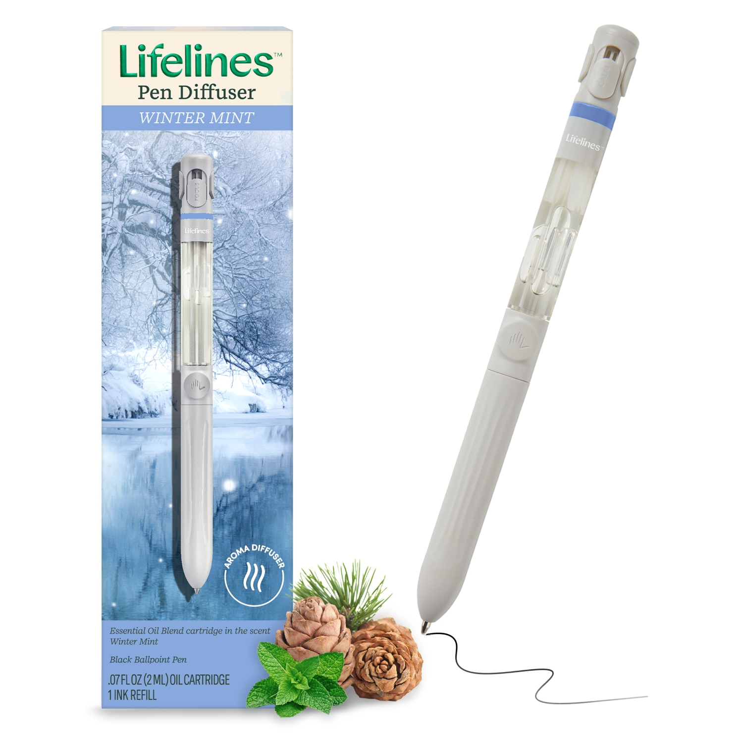 Lifelines Winter Pen Diffuser  Winter Mint