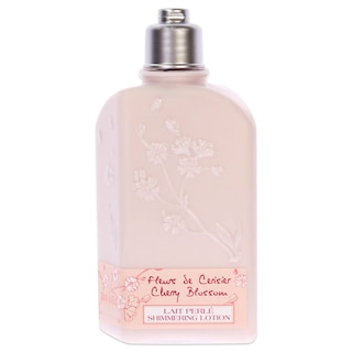 Image 1: Cherry Blossom Shimmering Lotion by LOccitane for Women - 8.4 oz Body Lotion