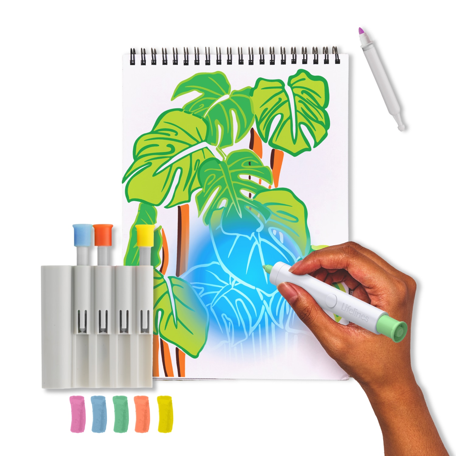 Lifelines Flow Art UV Foliage and Flowers
