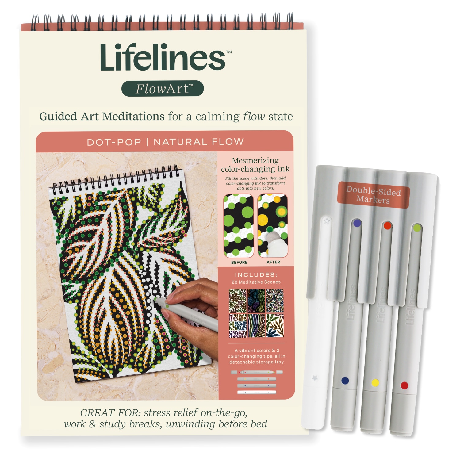 Lifelines Flow Art  Dot-Pop  Natural Flow