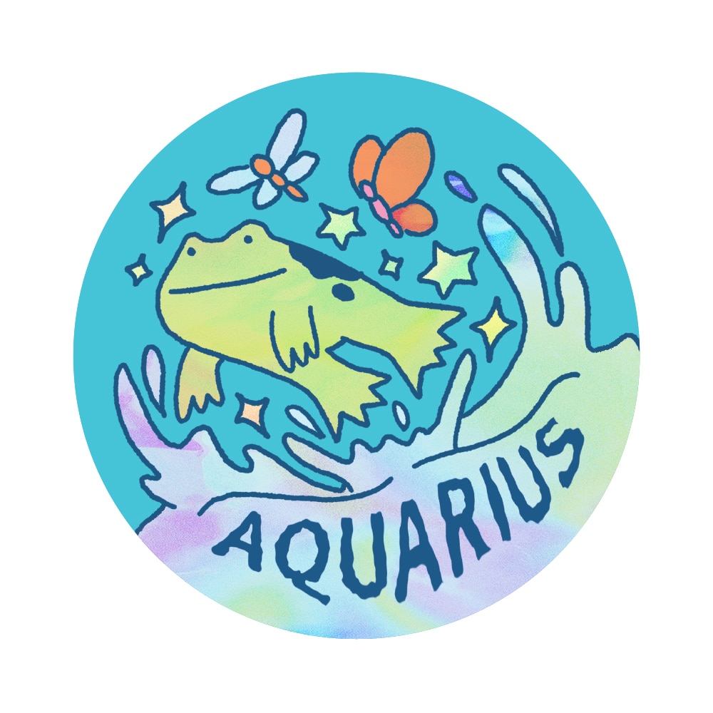 Aquarius Die-Cut Sticker