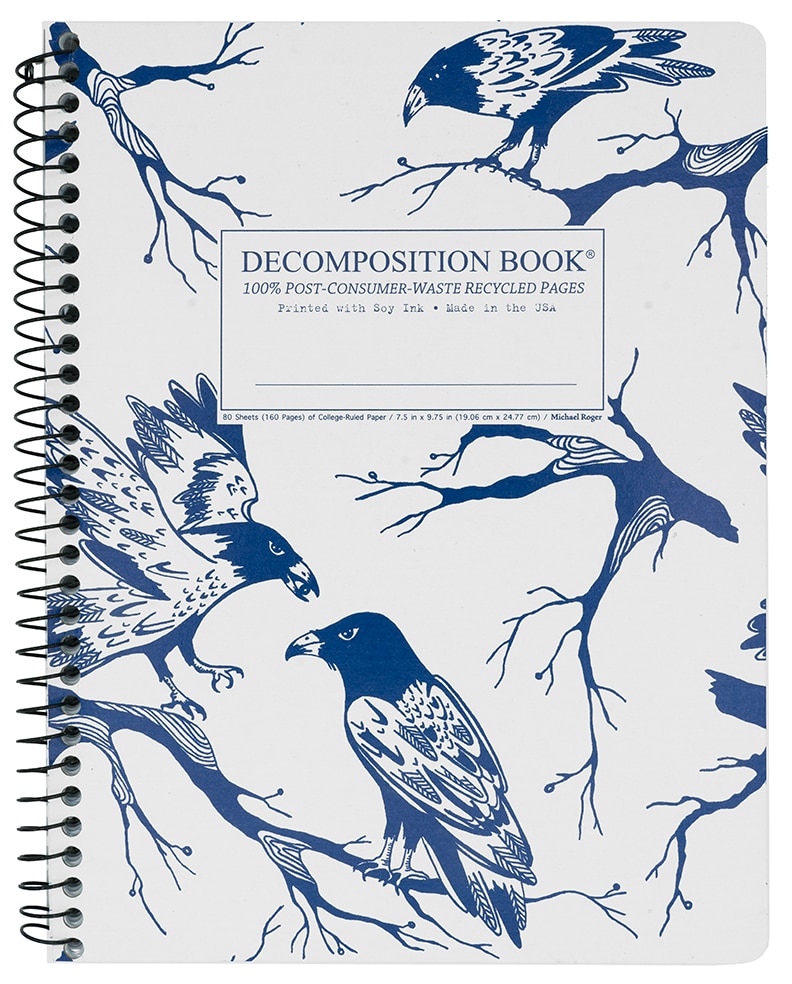 Michael Roger Coilbound Decomposition Book Ravens Lined