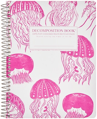 Michael Roger Coilbound Decomposition Book Jellyfish Lined