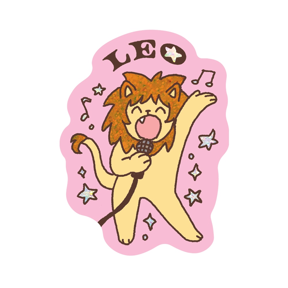 Leo Die-Cut Sticker