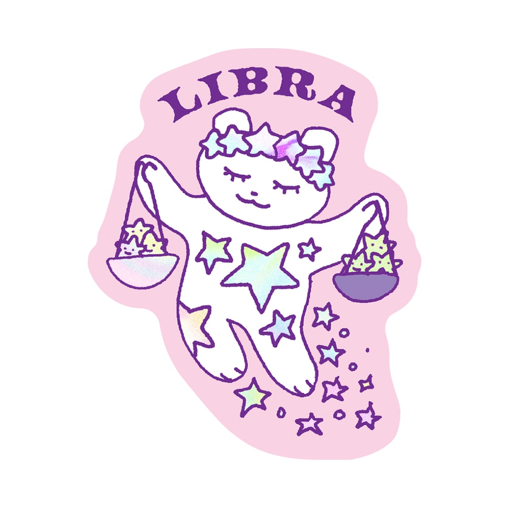 Libra Die-Cut Sticker