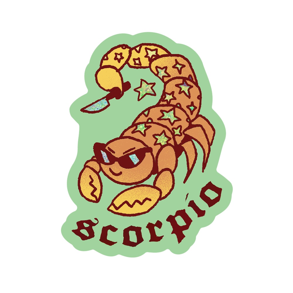 Scorpio Die-Cut Sticker