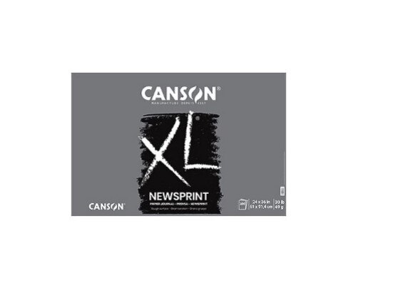 Canson XL Newsprint Paper Pad, 100 Sheets, 18" x 24"