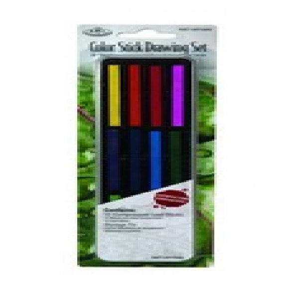 Royal Brush Color Stick Drawing Mini Tin Set