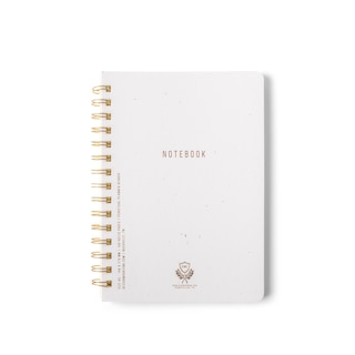 Designworks Ink Twin Wire Notebook Speckled Ivory 6