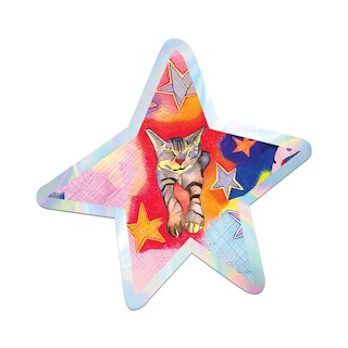 Star Kitty 1 - Die-Cut Sticker