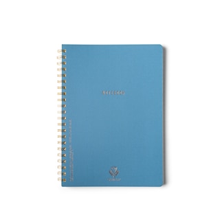 Designworks Ink Twin Wire Notebook Blue 8