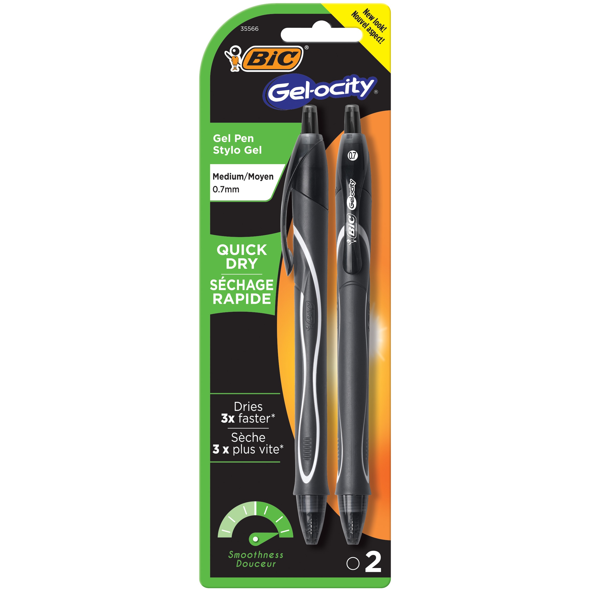 Gelocity Quick Dry Black 2pk