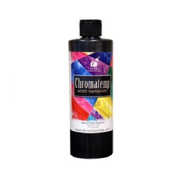 CHROMATEMP ARTISTS TEMPERA PAINT 16.9OZ PEARLESCENT BLACK