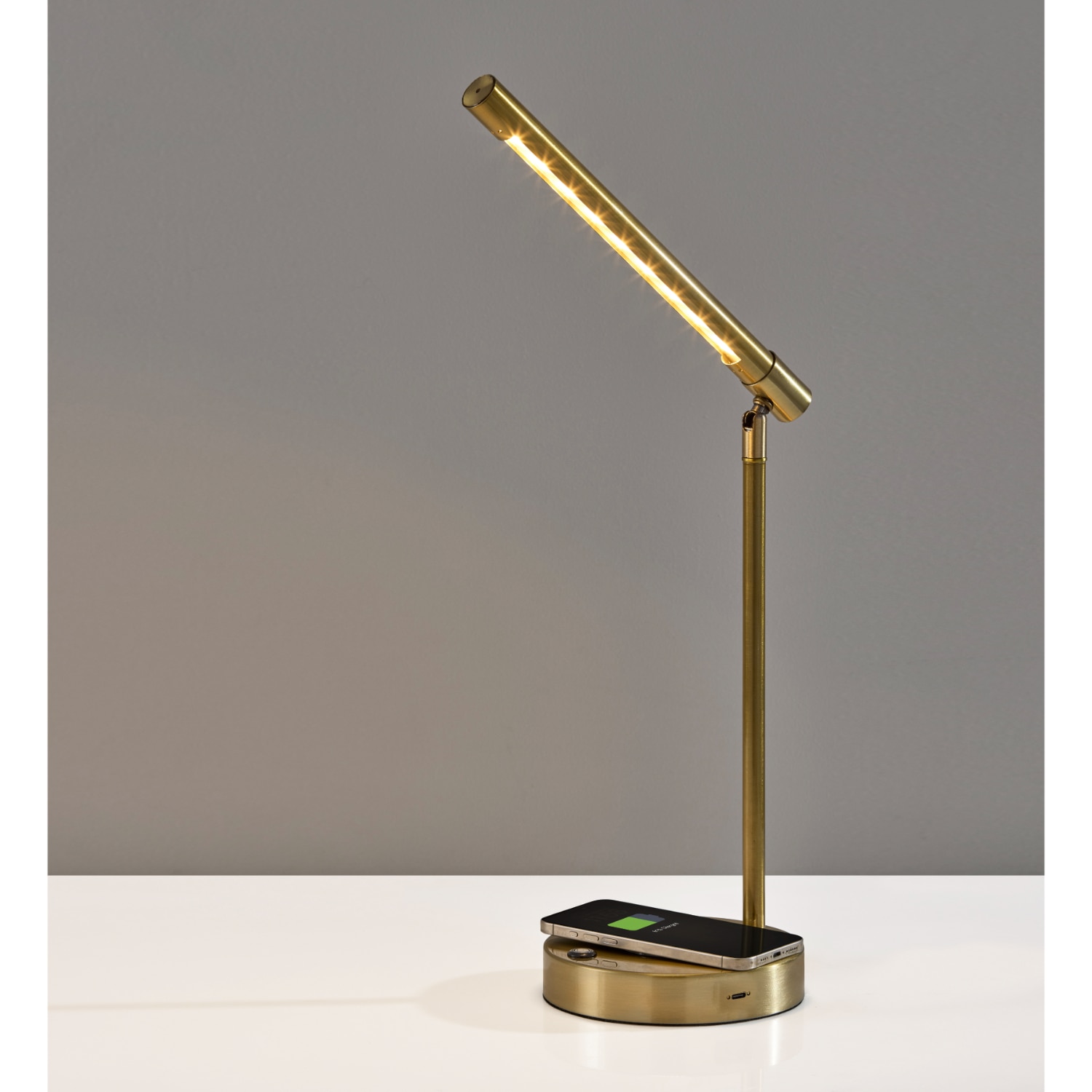 Adesso Dax LED Wireless Charging Desk Lamp