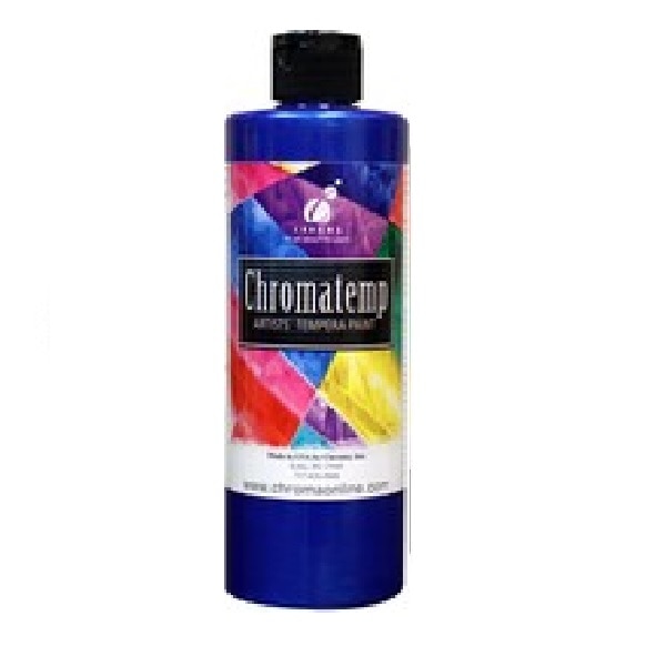 CHROMATEMP ARTISTS TEMPERA PAINT 16.9OZ PEARLESCENT BLUE