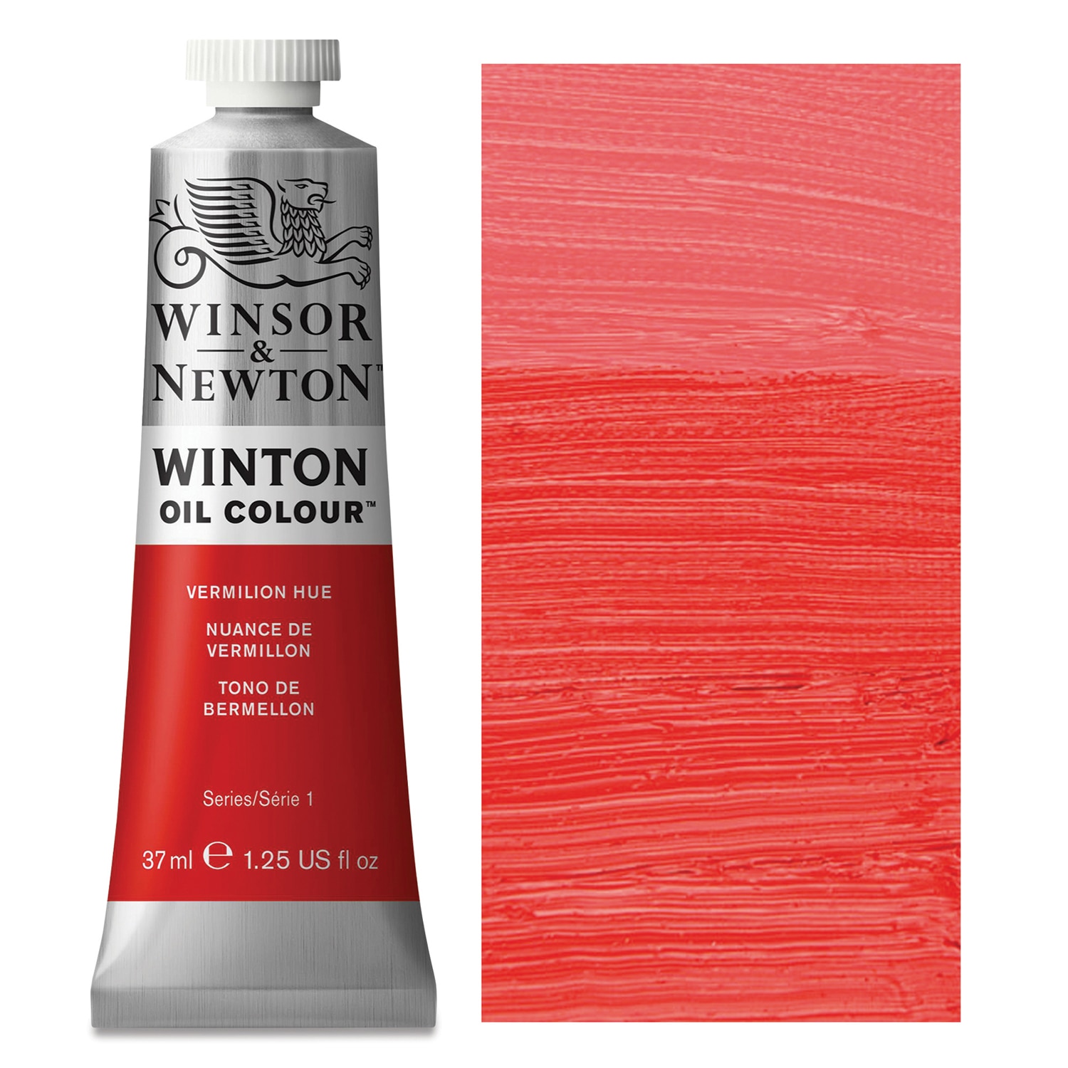 Winsor & Newton Winton Oil Color, 37ml, Vermillion Hue