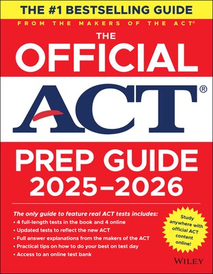 The Official ACT Prep Guide 2025 - 2026: Book + Online Course