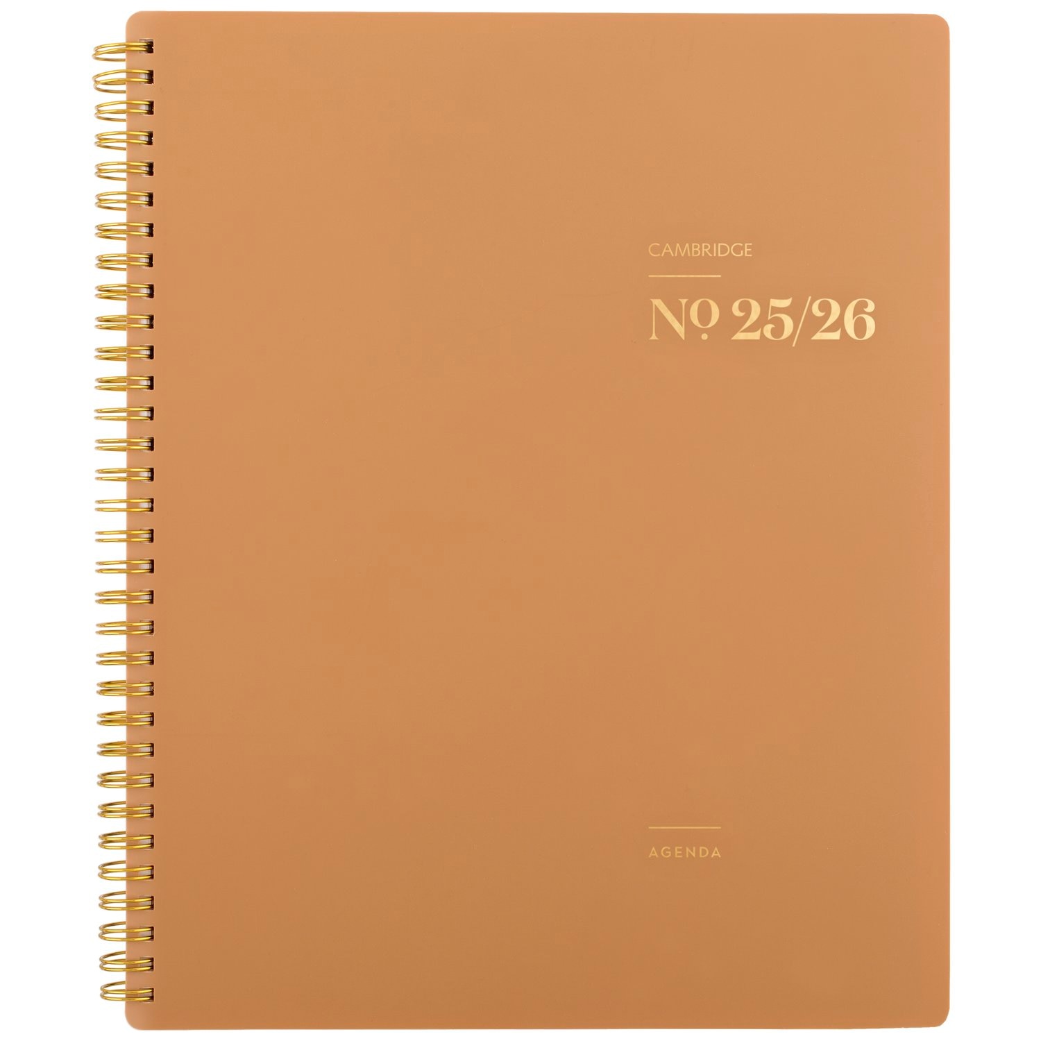 Cambridge Academic 2025-2026 Weekly Monthly Planner Workstyle Focus Sunbaked Clay Large 8 1/2" x 11"