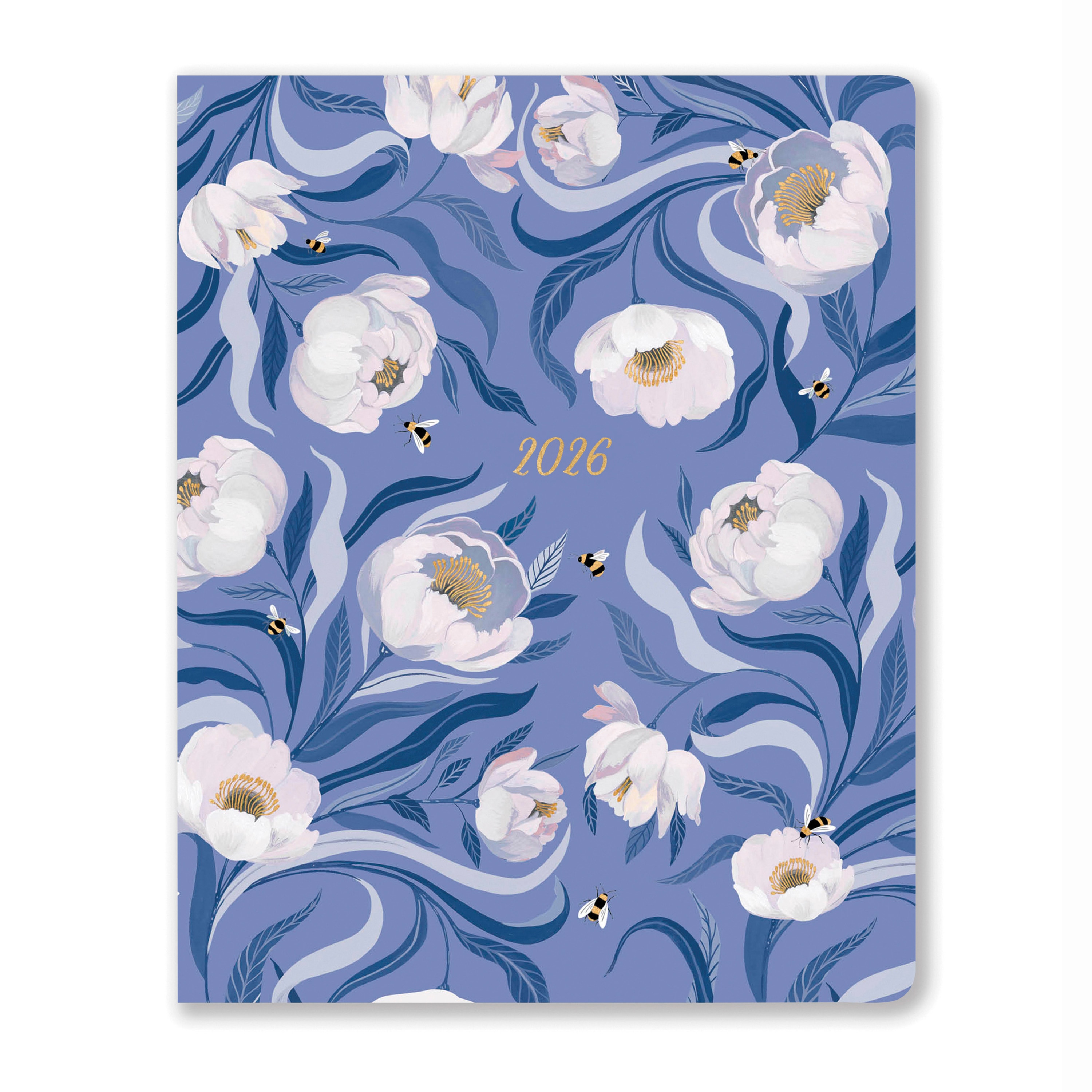 High Note (R) 2026 Garden Bee Monthly Planner 17-Month Planner August 2025 to December 2026